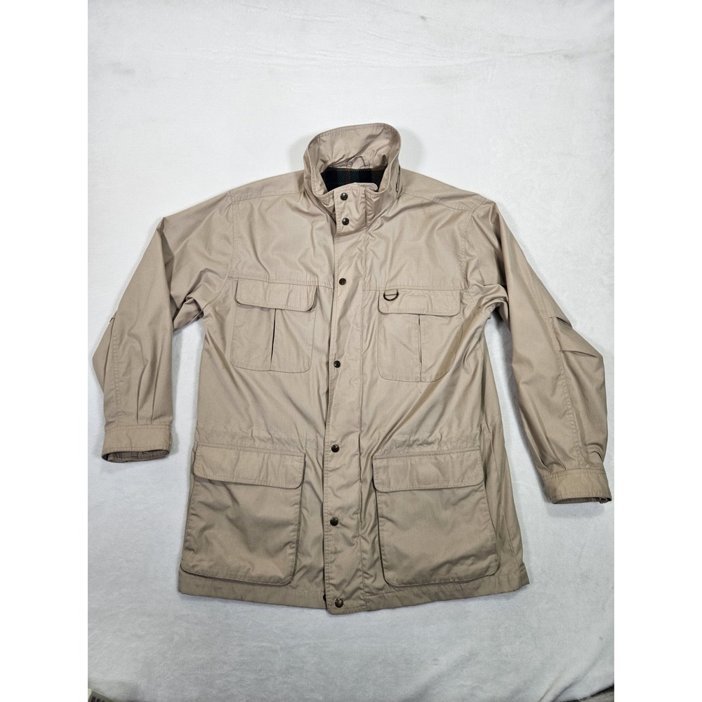 Vintage Eddie‎ Bauer Wool Lined Mountain Parka Jacket Beige Men's Size Large